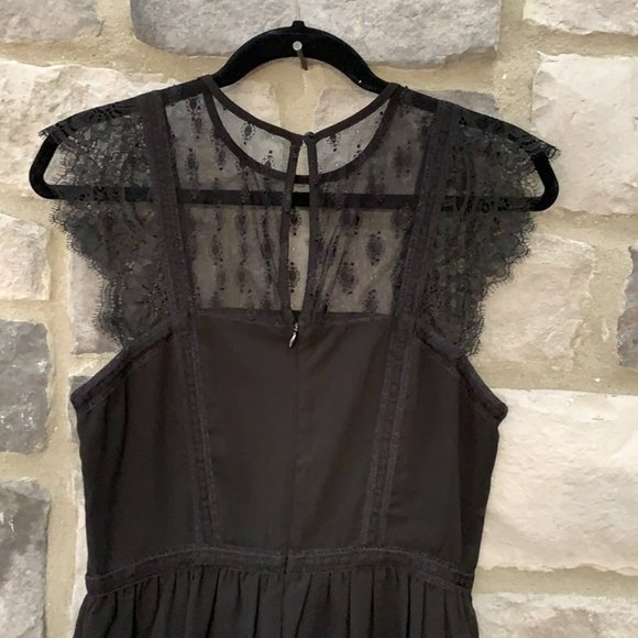 Black dress with lace top - Picture 4 of 5